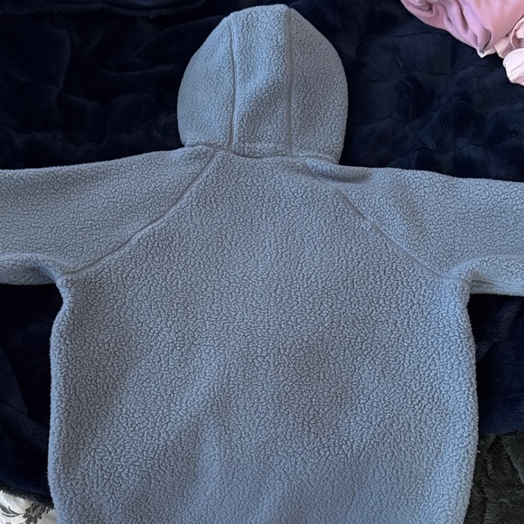 Aritzia Grey Blue Polartec Thermal Pro Full Zip Hoodie - Picture 4 of 4